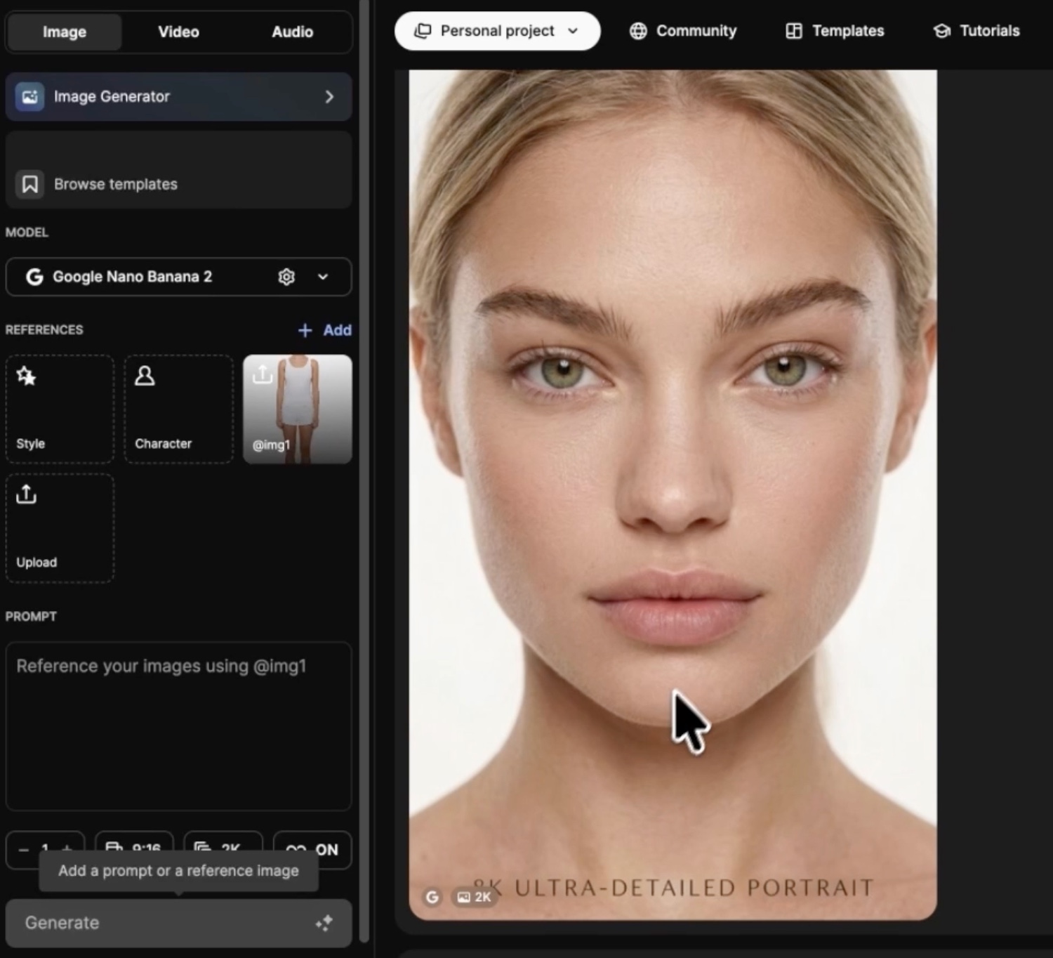 Генерация модели